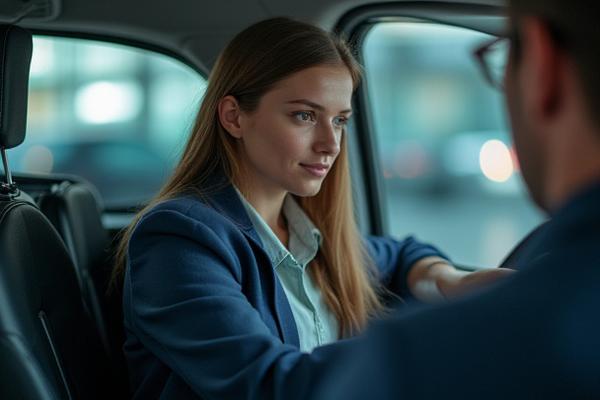 Profesionális autótisztító puha kefével tisztítja az autó belső részleteit, mint például a szellőzőrácsokat.